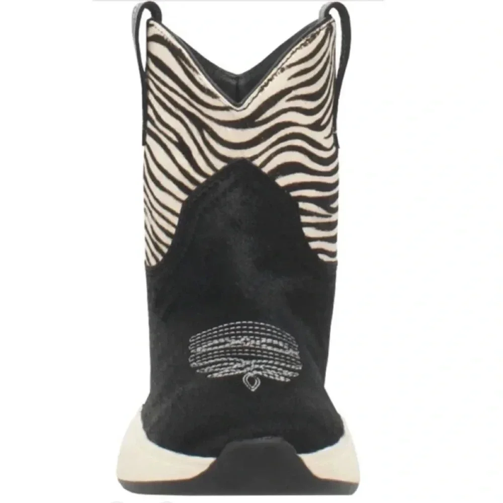 New Dan Post Dingo Safari Cowboy Boots Sneaker Leather Zebra western safari boho